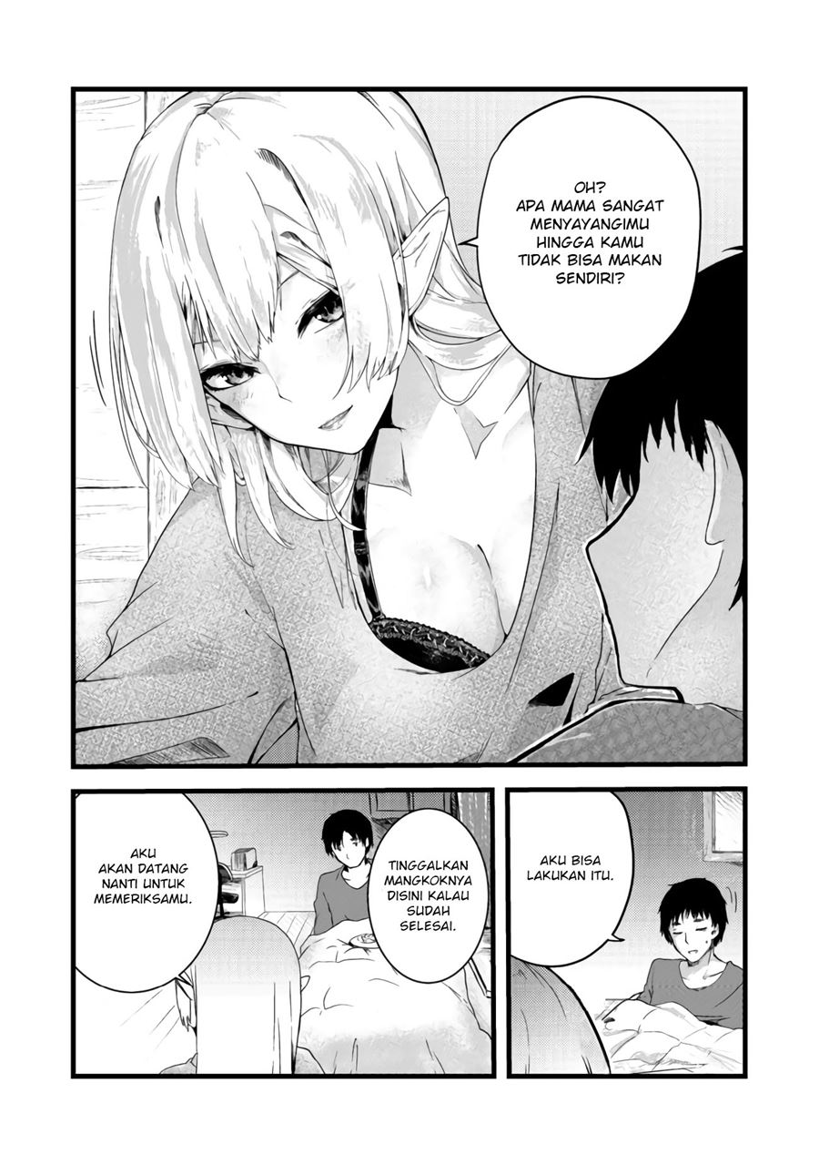 Mujintou De Elf to Kyoudou Seikatsu Chapter 4.2 - halaman 8