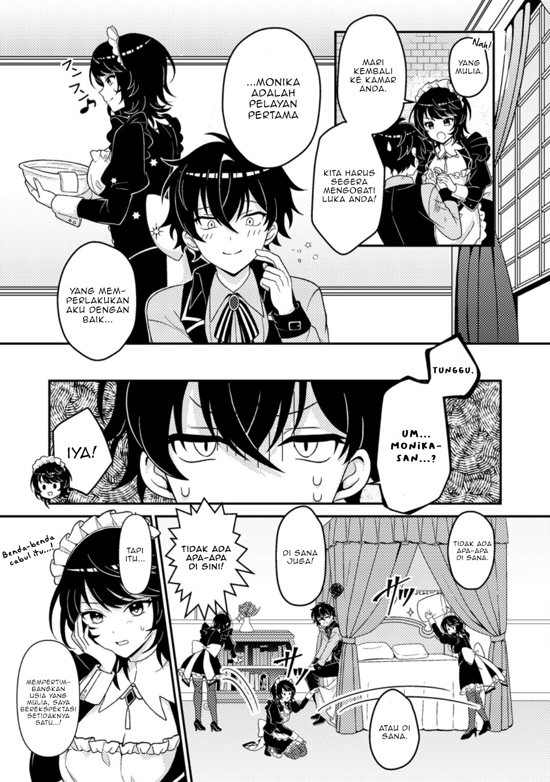Munou no Akudou Ouji wa Ikinokoritai: Renai RPG no Akuyaku Mob ni Tensei shita kedo, Gensaku Mushi shite Saikyou wo Mezasu Chapter 2 - halaman 18