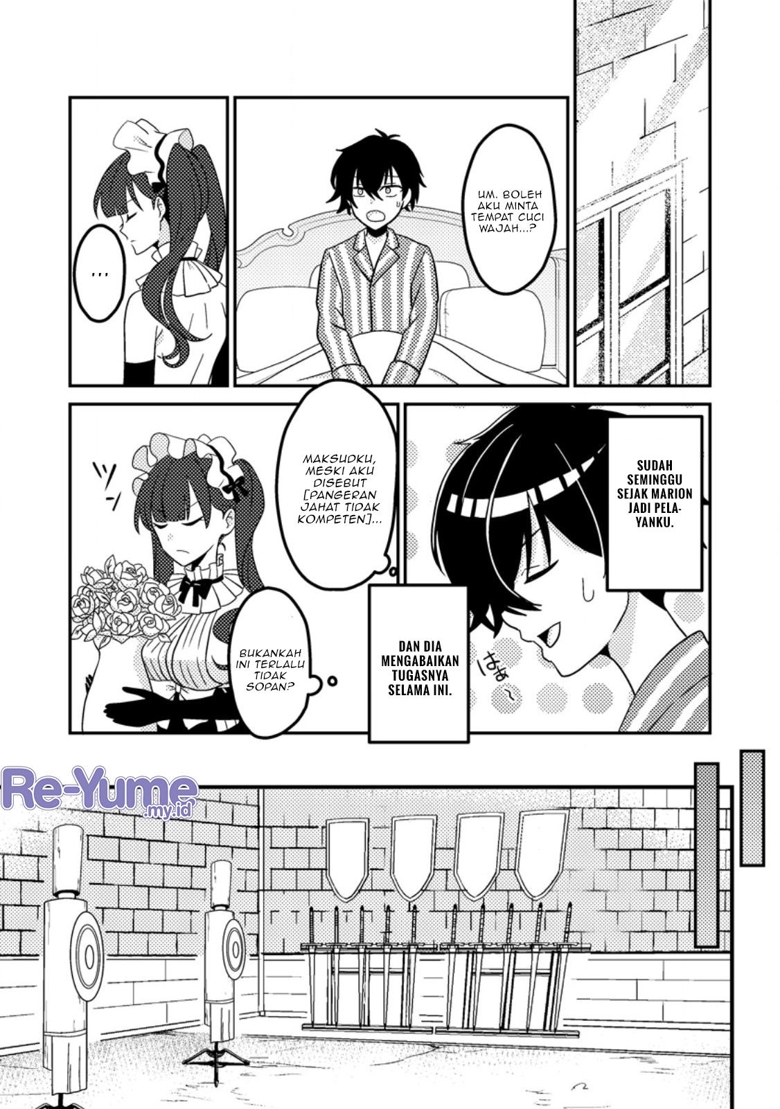 Munou no Akudou Ouji wa Ikinokoritai: Renai RPG no Akuyaku Mob ni Tensei shita kedo, Gensaku Mushi shite Saikyou wo Mezasu Chapter 2 - halaman 6