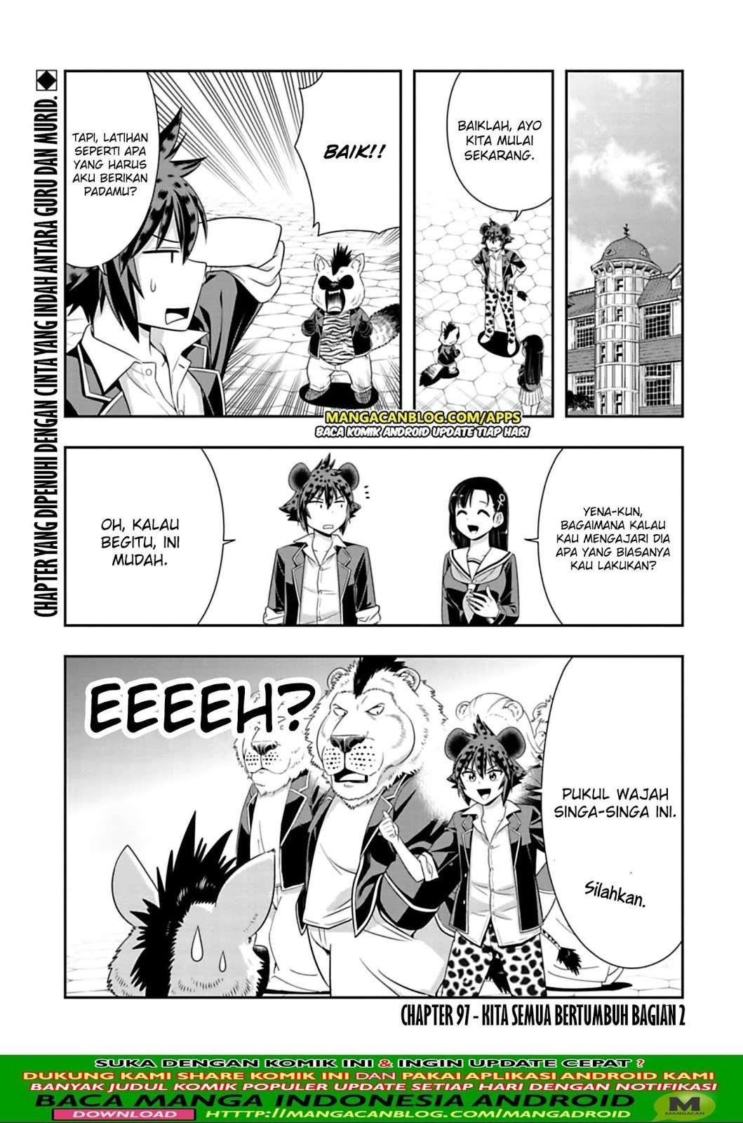 Murenase! Shiiton Gakuen Chapter 97 - halaman 1