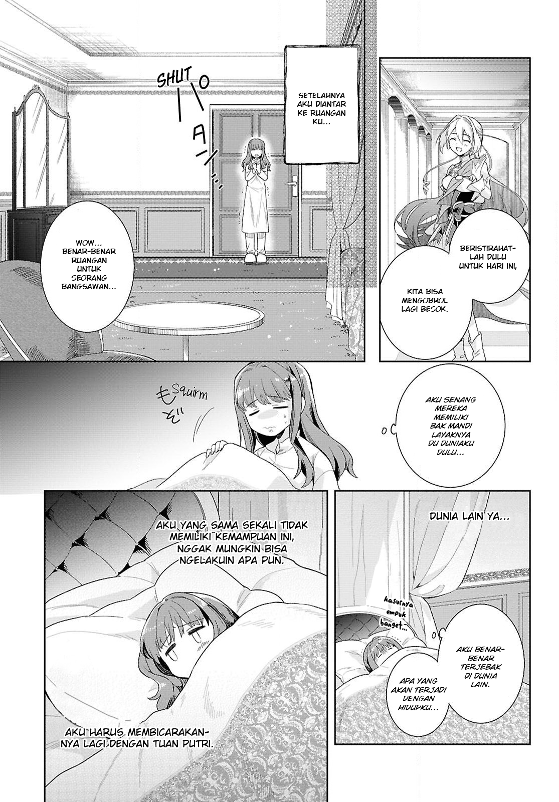 Muryoku Seijo to Munou Oujo: Maryoku Zero de Shoukan sareta Seijo no Isekai Kyuukokuki Chapter 1 - halaman 34