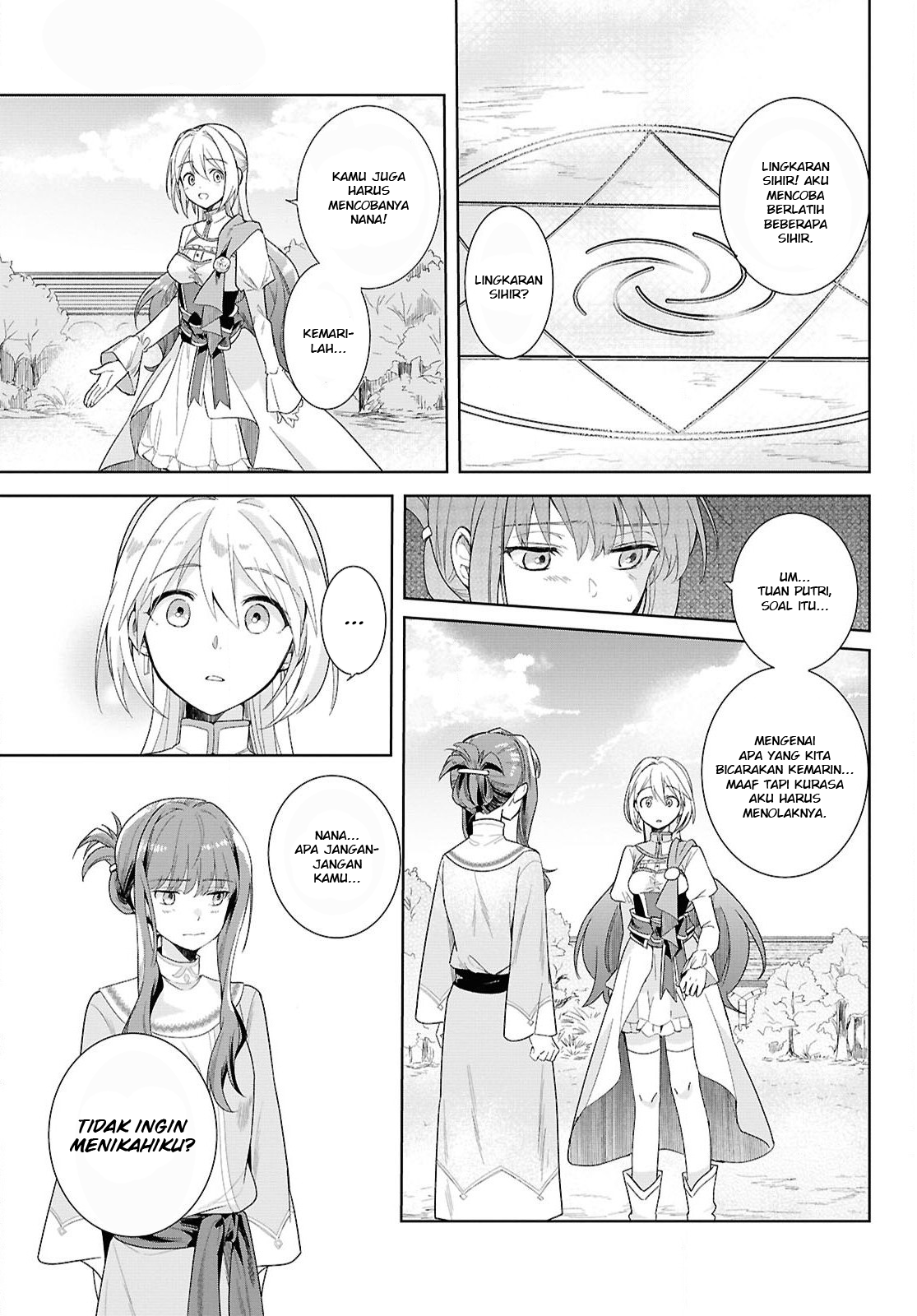 Muryoku Seijo to Munou Oujo: Maryoku Zero de Shoukan sareta Seijo no Isekai Kyuukokuki Chapter 1 - halaman 38