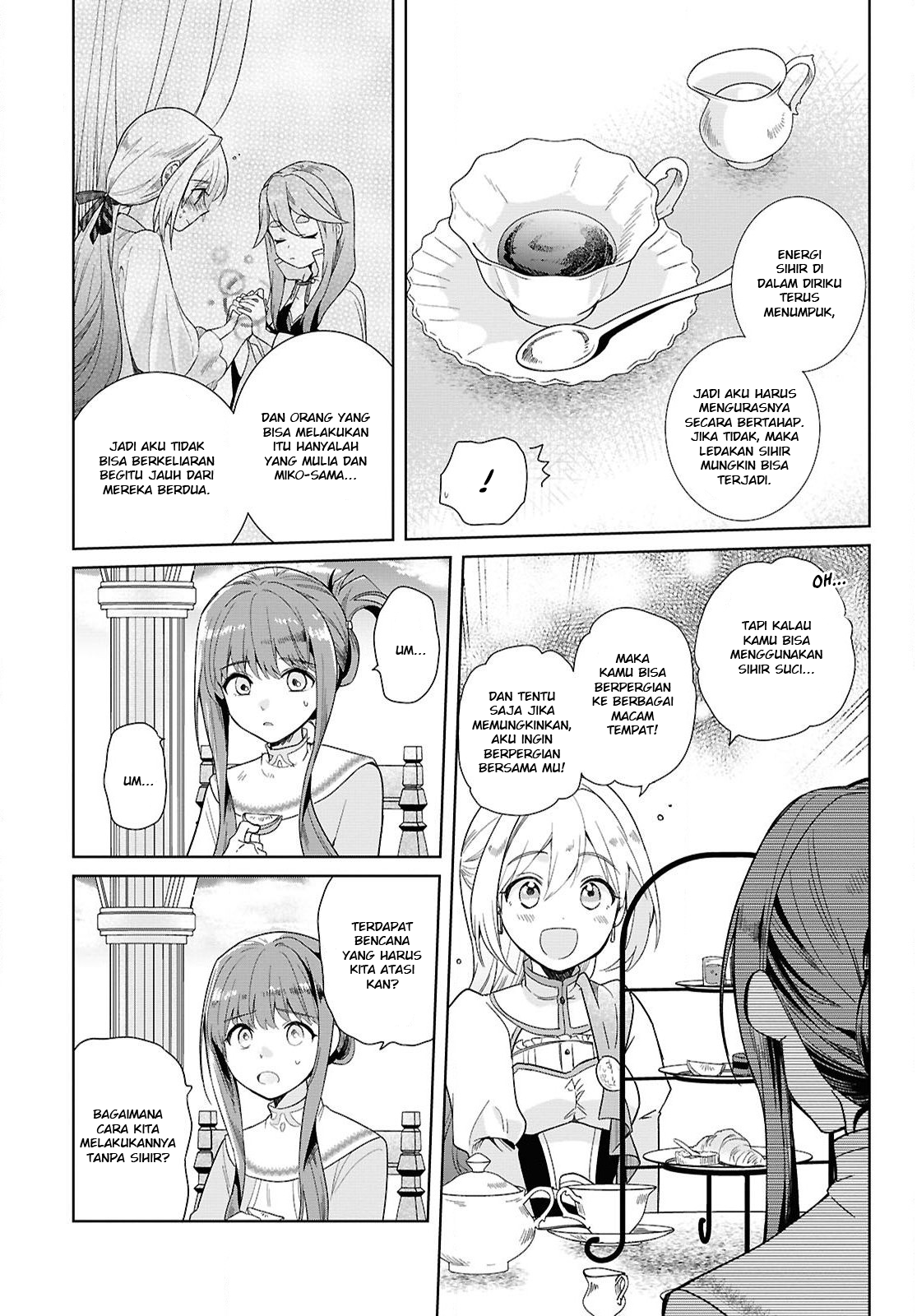 Muryoku Seijo to Munou Oujo: Maryoku Zero de Shoukan sareta Seijo no Isekai Kyuukokuki Chapter 1 - halaman 48