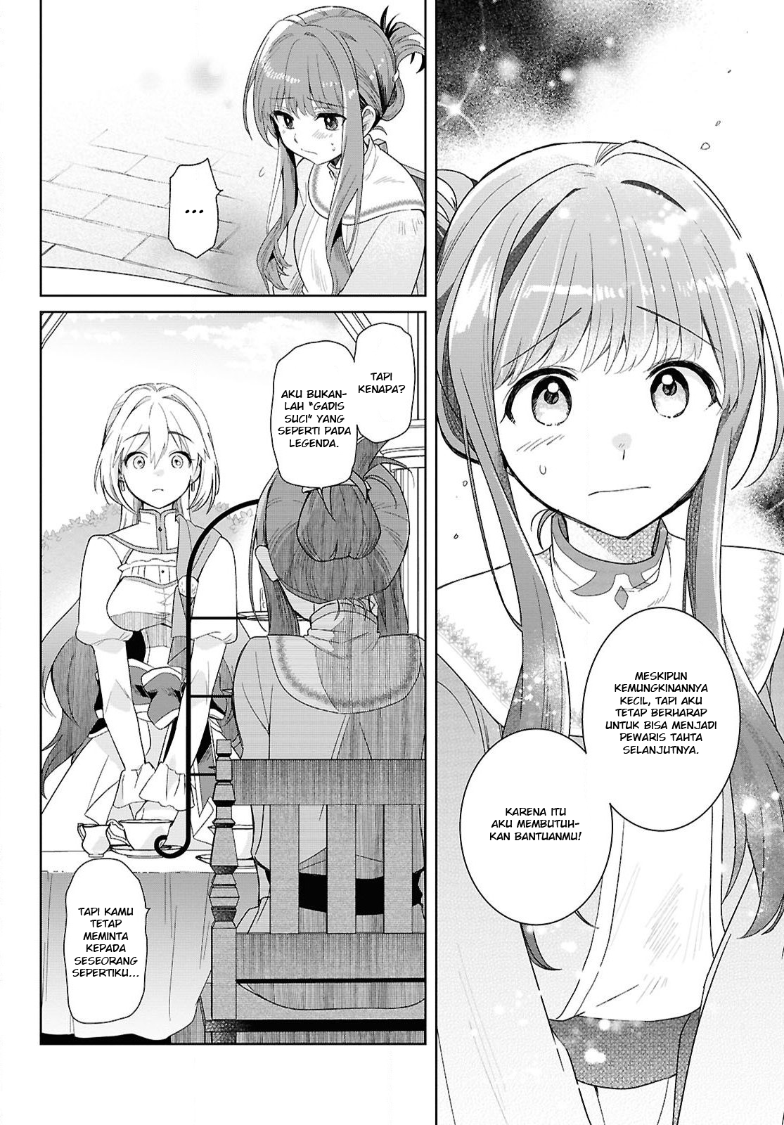 Muryoku Seijo to Munou Oujo: Maryoku Zero de Shoukan sareta Seijo no Isekai Kyuukokuki Chapter 1 - halaman 53