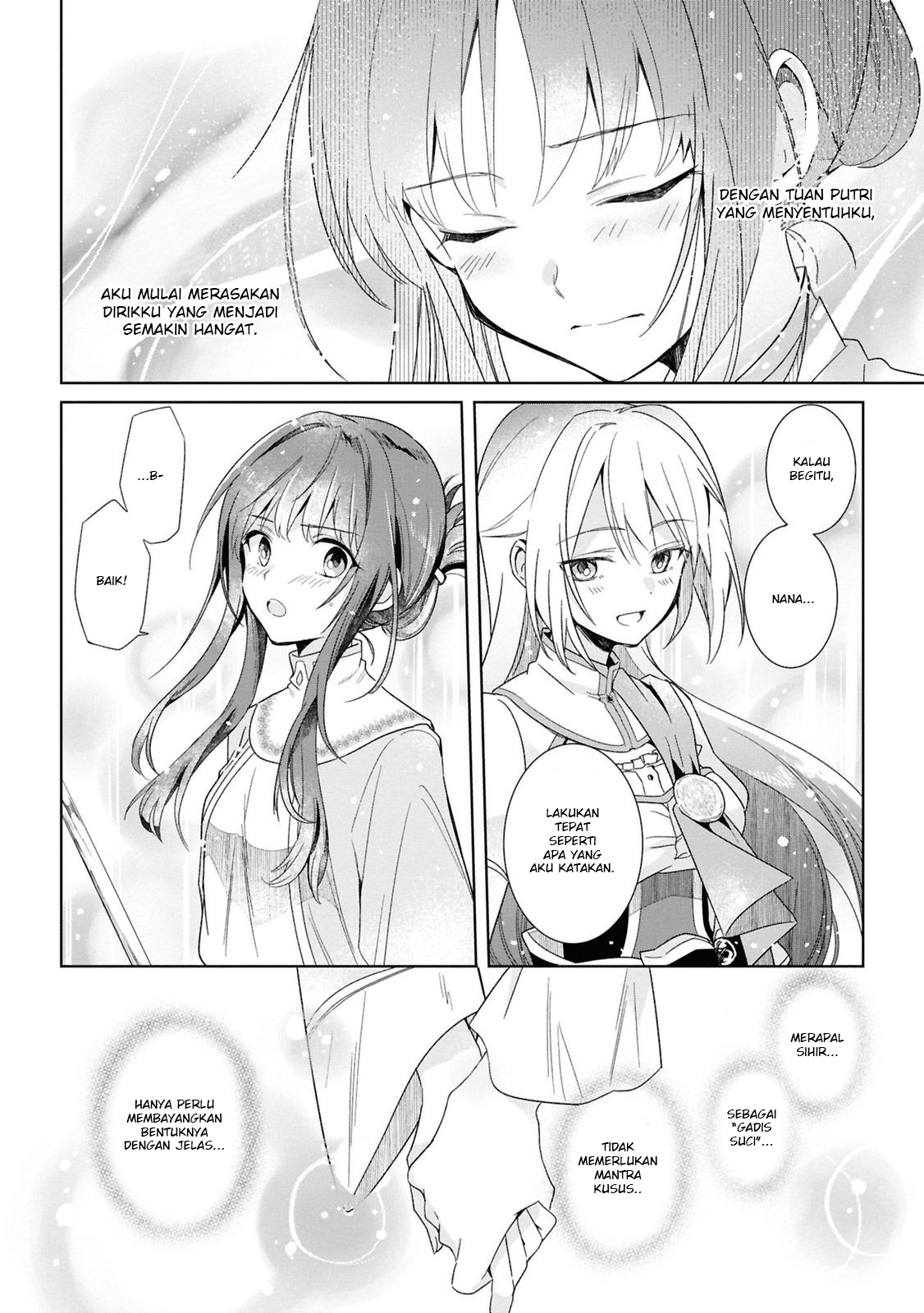 Muryoku Seijo to Munou Oujo: Maryoku Zero de Shoukan sareta Seijo no Isekai Kyuukokuki Chapter 2 - halaman 14