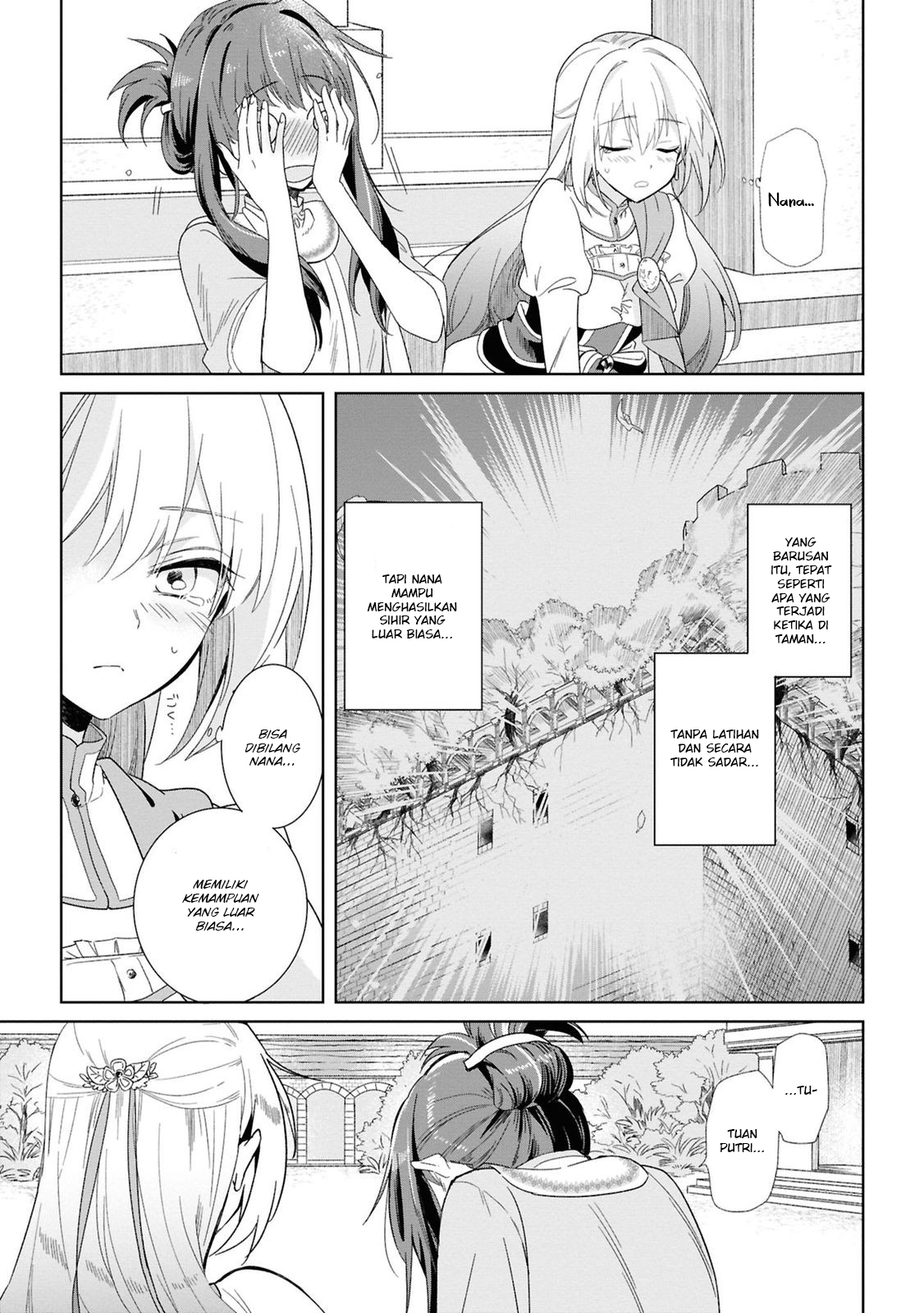 Muryoku Seijo to Munou Oujo: Maryoku Zero de Shoukan sareta Seijo no Isekai Kyuukokuki Chapter 2 - halaman 19