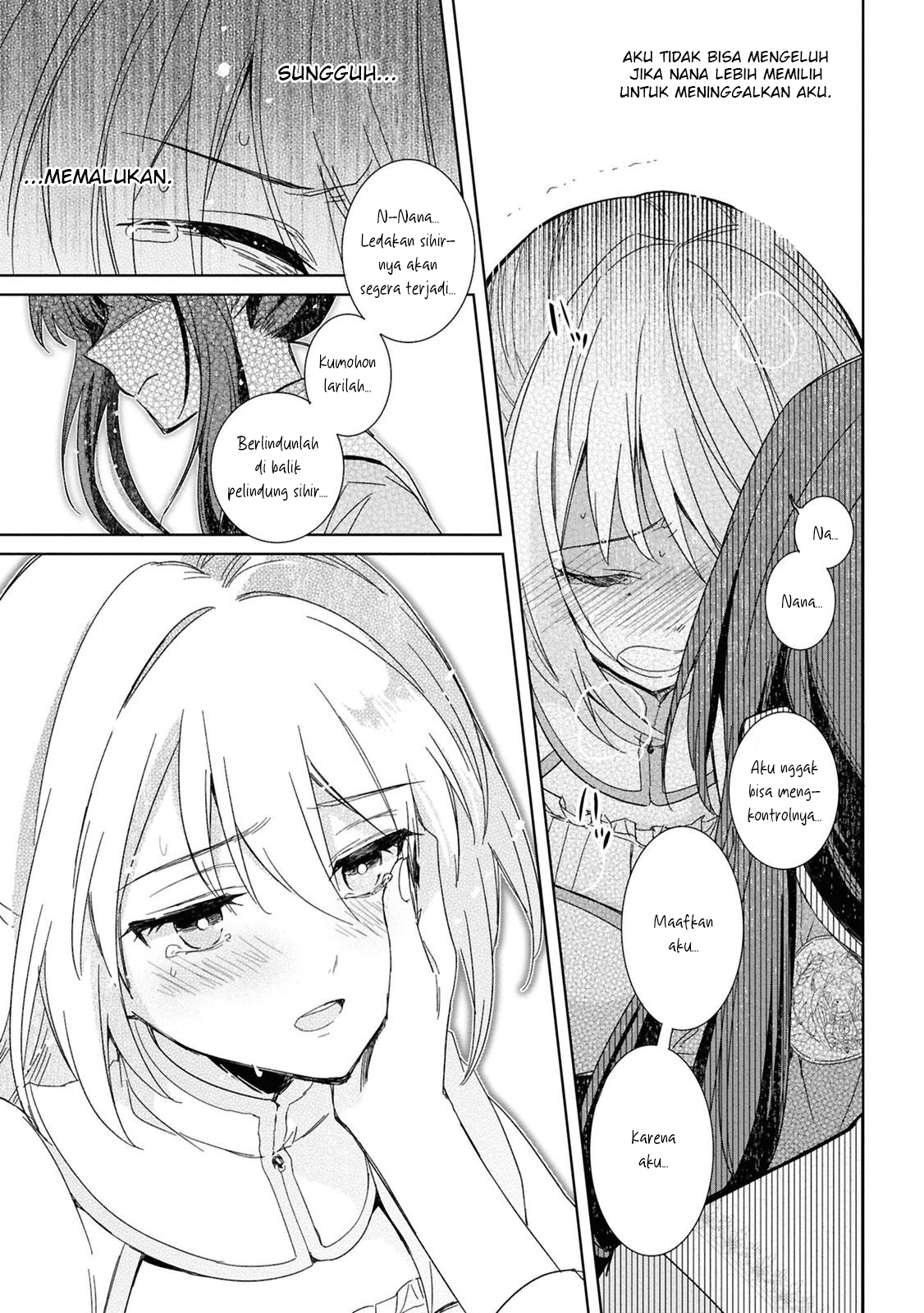 Muryoku Seijo to Munou Oujo: Maryoku Zero de Shoukan sareta Seijo no Isekai Kyuukokuki Chapter 4 - halaman 21
