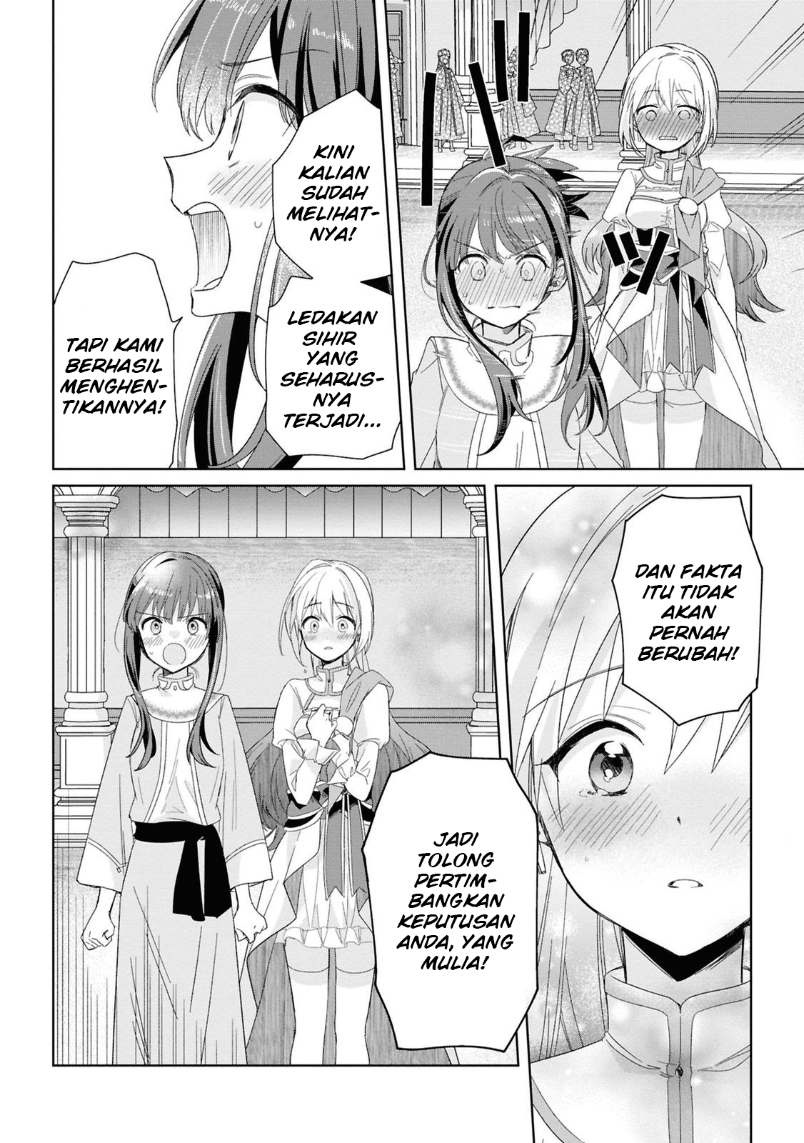 Muryoku Seijo to Munou Oujo: Maryoku Zero de Shoukan sareta Seijo no Isekai Kyuukokuki Chapter 4 - halaman 25