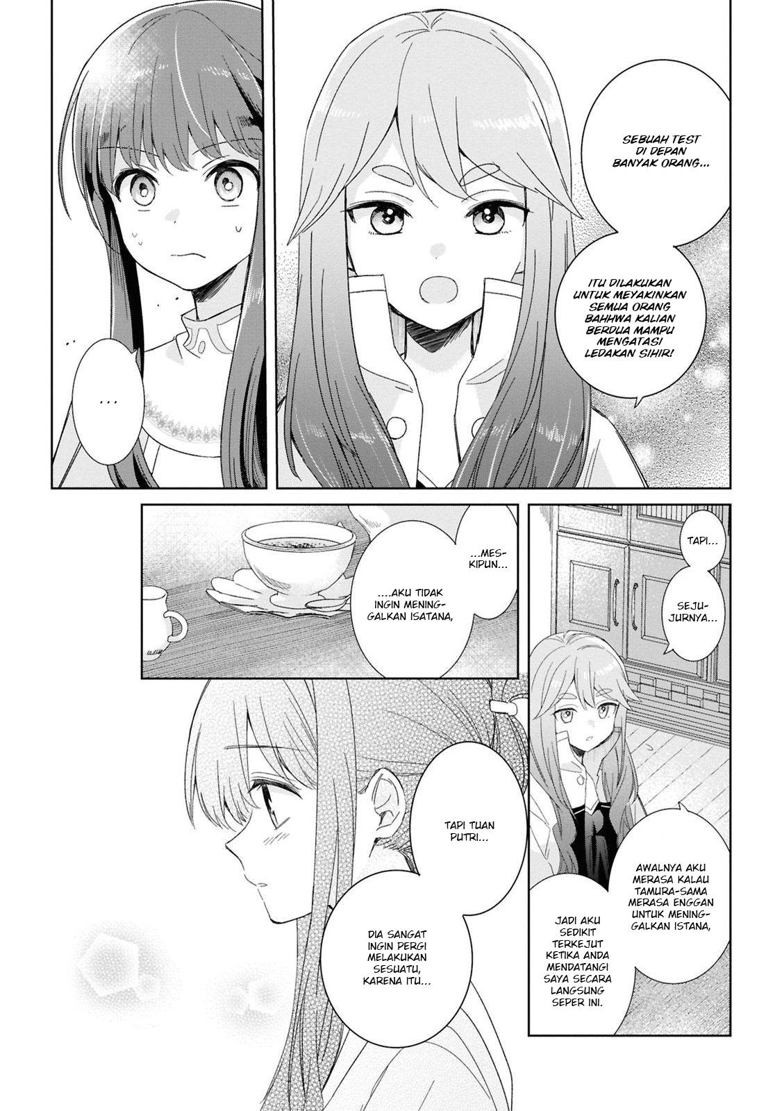 Muryoku Seijo to Munou Oujo: Maryoku Zero de Shoukan sareta Seijo no Isekai Kyuukokuki Chapter 4 - halaman 7