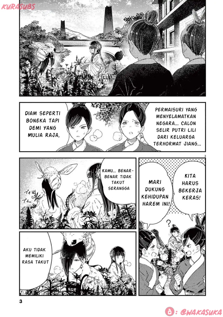 Mushi Mezuru Himegimi no Kekkon Chapter 24 - halaman 3