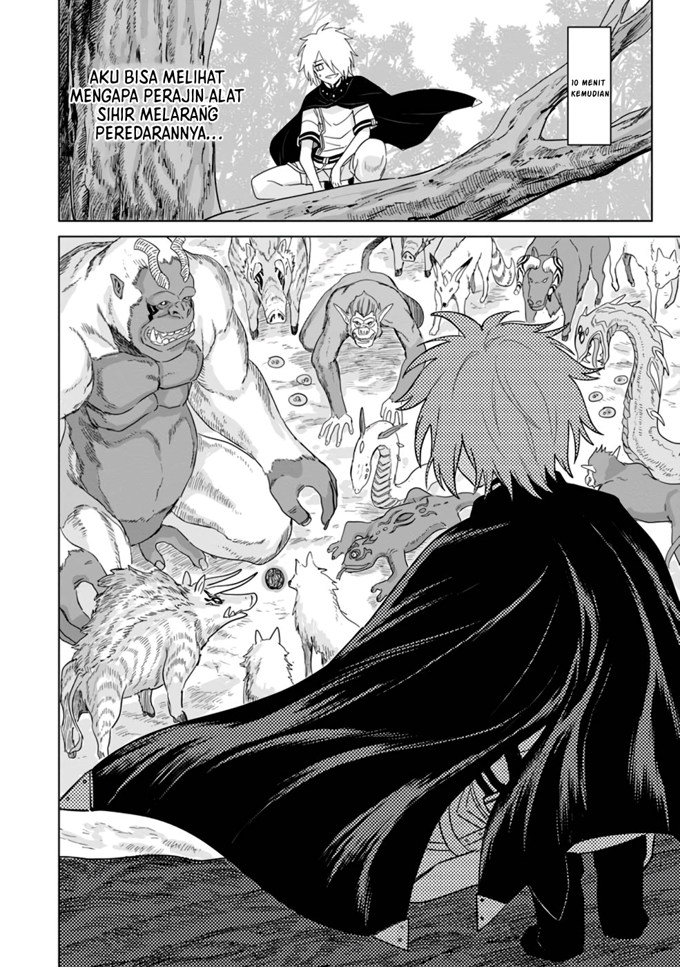 Mushoku no Saikyou Kenja: Job ga Erarezu Tsuihou sareta ga, Game no Chishiki de Isekai Saikyou Chapter 7 - halaman 19