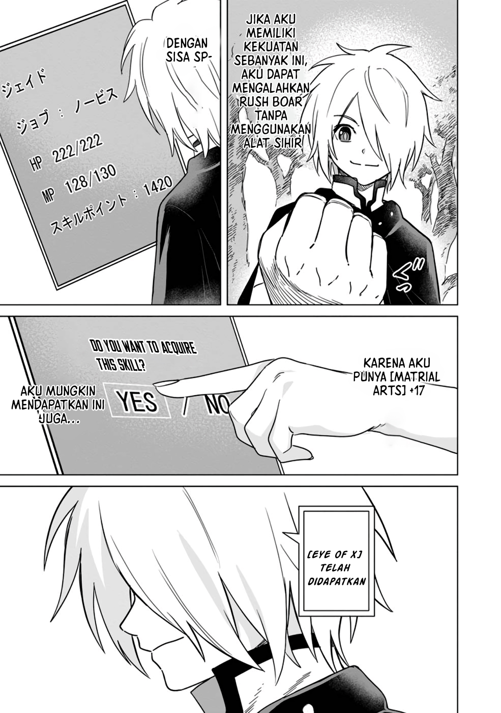 Mushoku no Saikyou Kenja: Job ga Erarezu Tsuihou sareta ga, Game no Chishiki de Isekai Saikyou Chapter 8 - halaman 6
