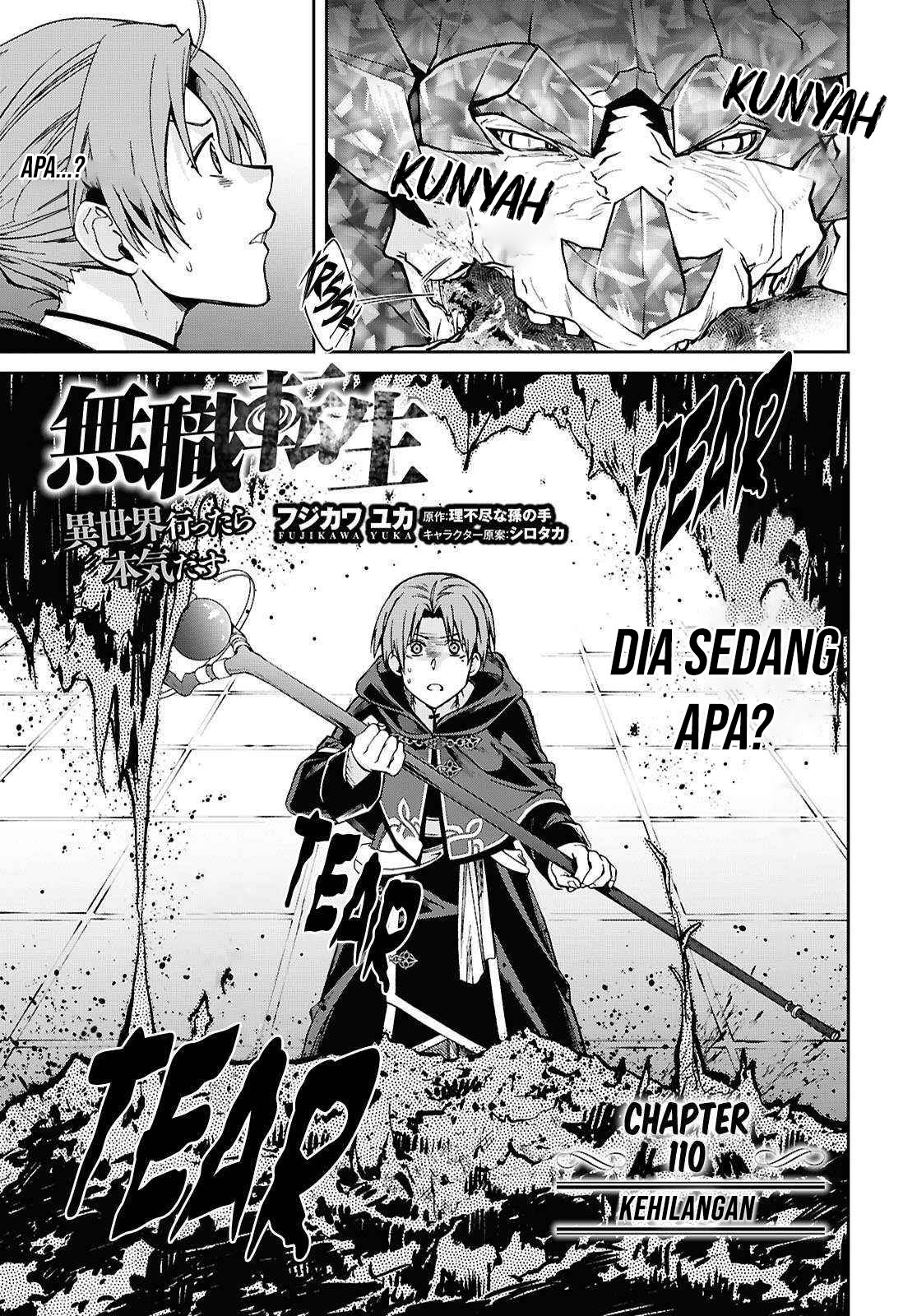 Mushoku Tensei: Isekai Ittara Honki Dasu Chapter 110 - halaman 1