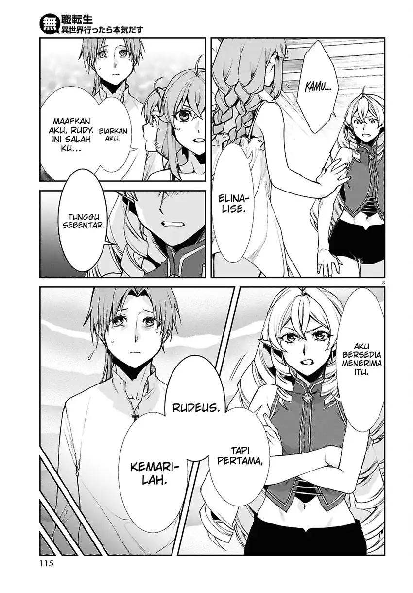 Mushoku Tensei: Isekai Ittara Honki Dasu Chapter 113 - halaman 3