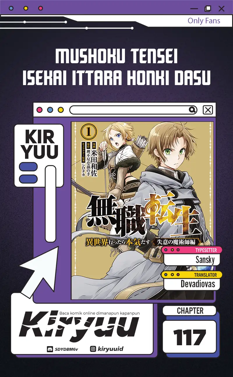Mushoku Tensei: Isekai Ittara Honki Dasu Chapter 117 - halaman 1