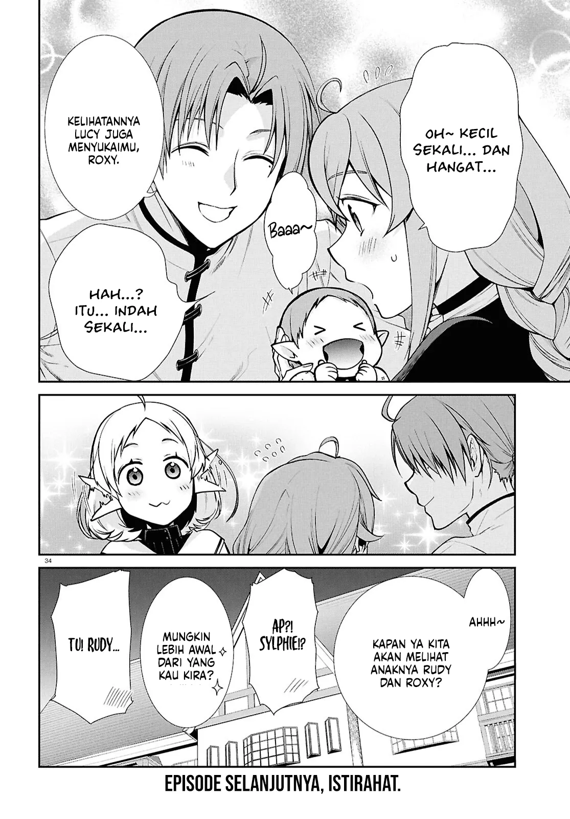 Mushoku Tensei: Isekai Ittara Honki Dasu Chapter 121 - halaman 34