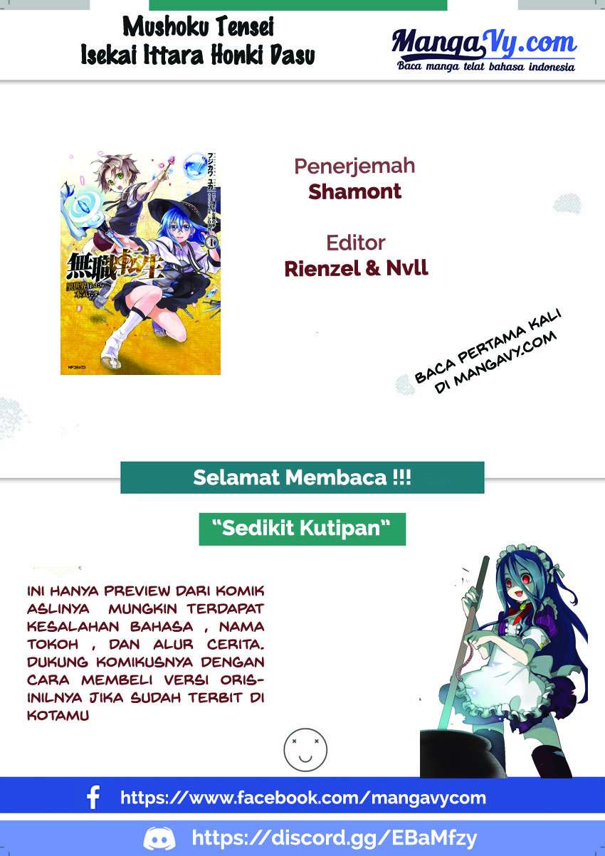 Mushoku Tensei: Isekai Ittara Honki Dasu Chapter 38 - halaman 1
