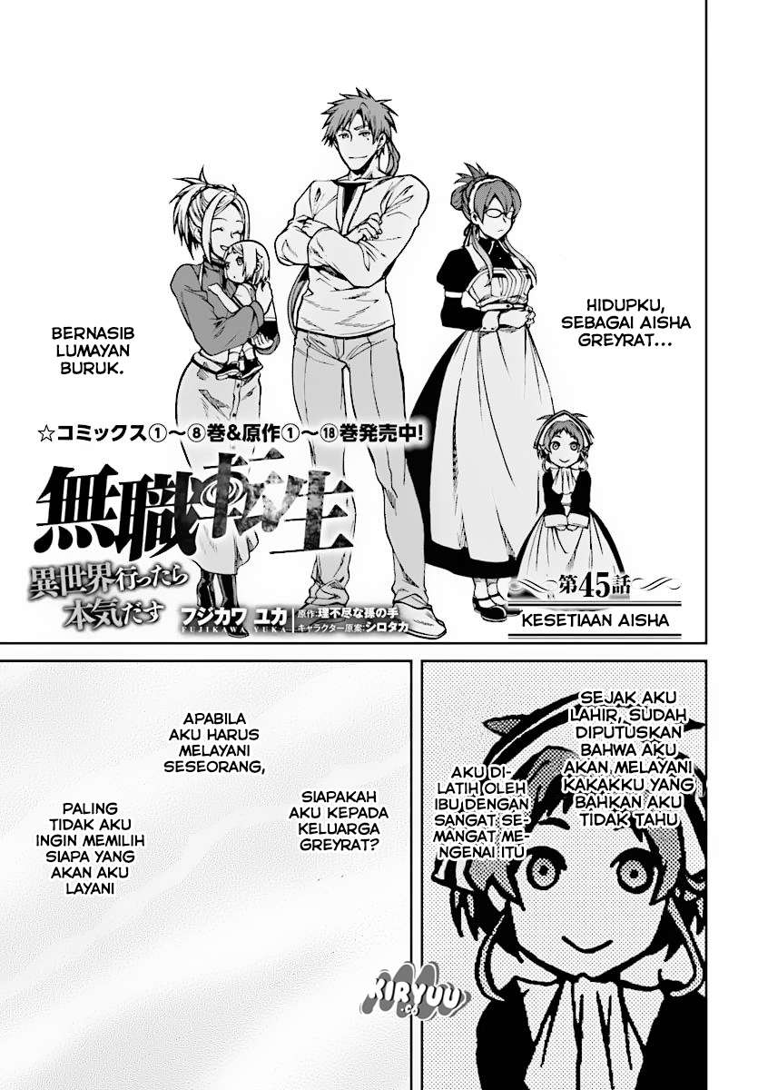 Mushoku Tensei: Isekai Ittara Honki Dasu Chapter 45 - halaman 2