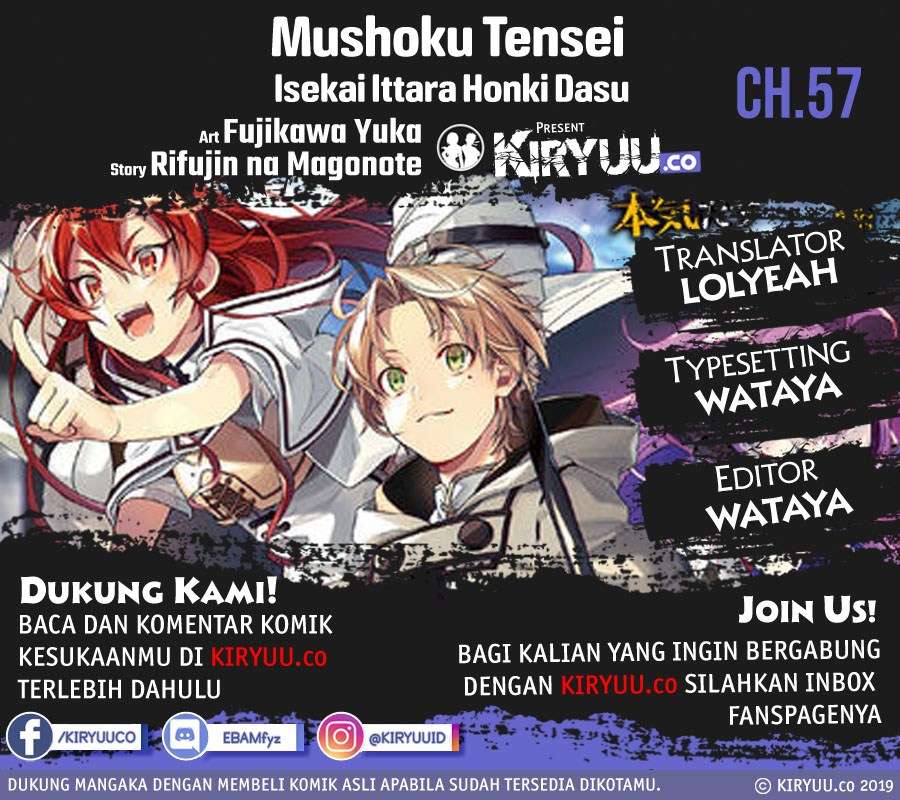 Mushoku Tensei: Isekai Ittara Honki Dasu Chapter 57 - halaman 2