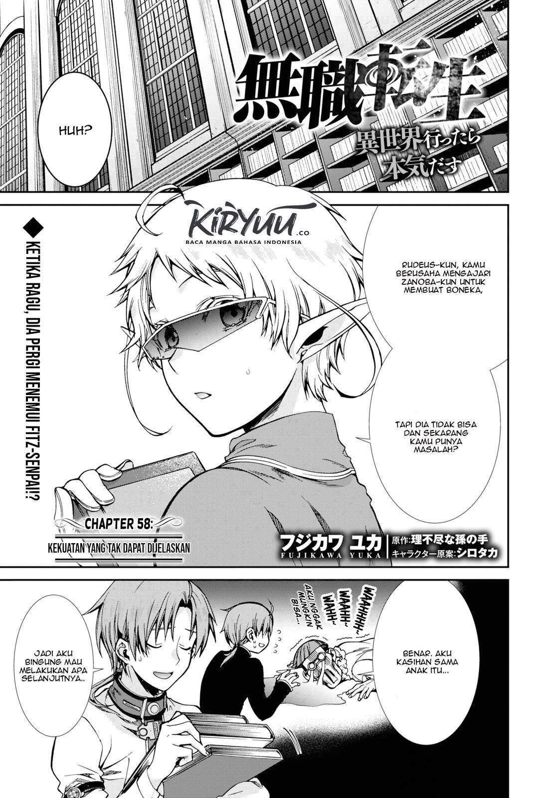 Mushoku Tensei: Isekai Ittara Honki Dasu Chapter 58 - halaman 3