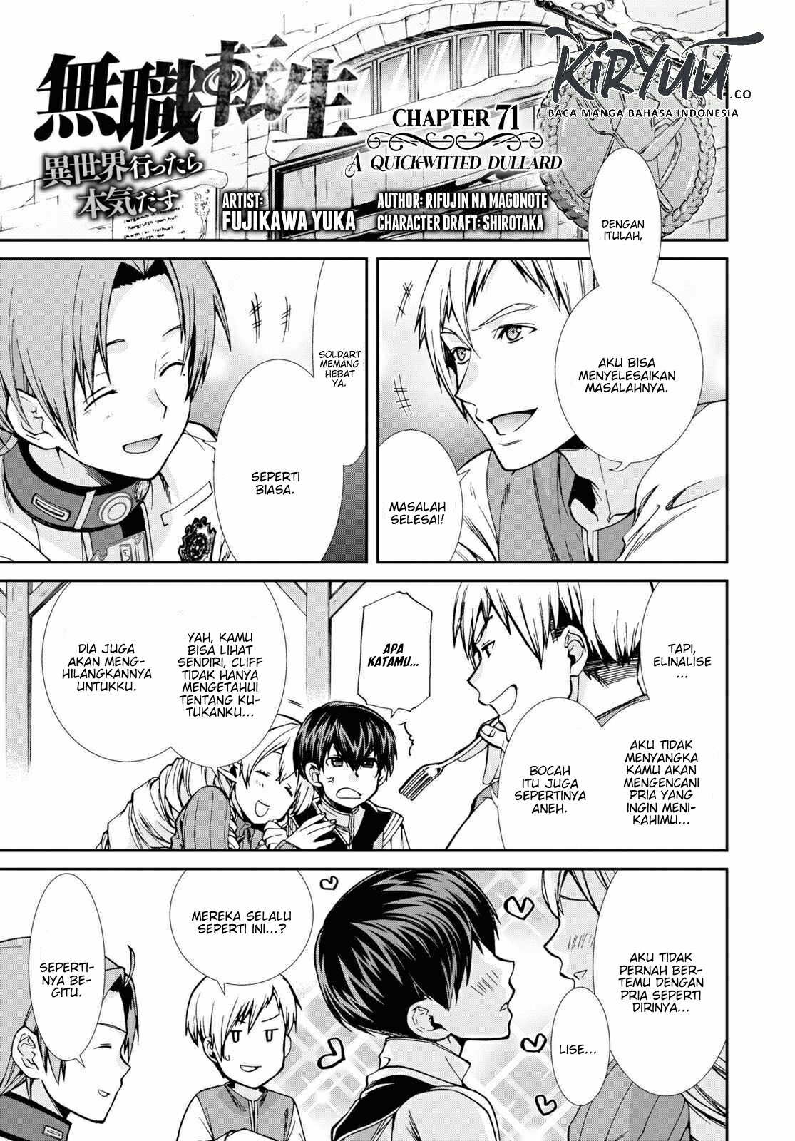 Mushoku Tensei: Isekai Ittara Honki Dasu Chapter 71 - halaman 5