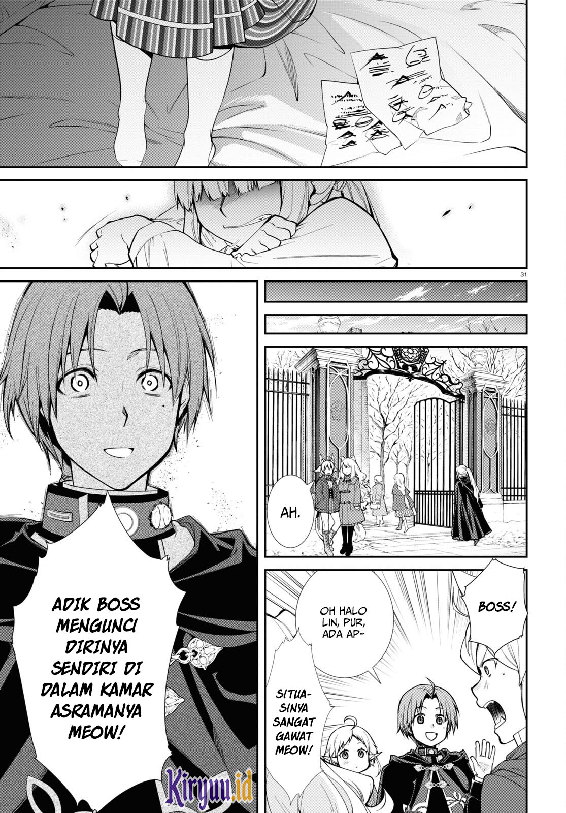 Mushoku Tensei: Isekai Ittara Honki Dasu Chapter 91 - halaman 33