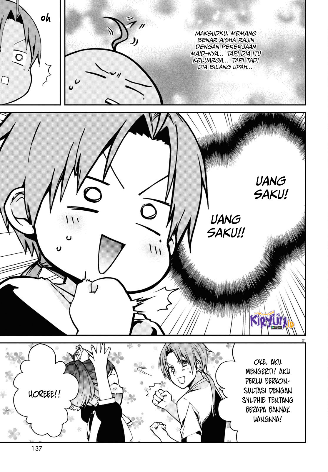 Mushoku Tensei: Isekai Ittara Honki Dasu Chapter 95 - halaman 22