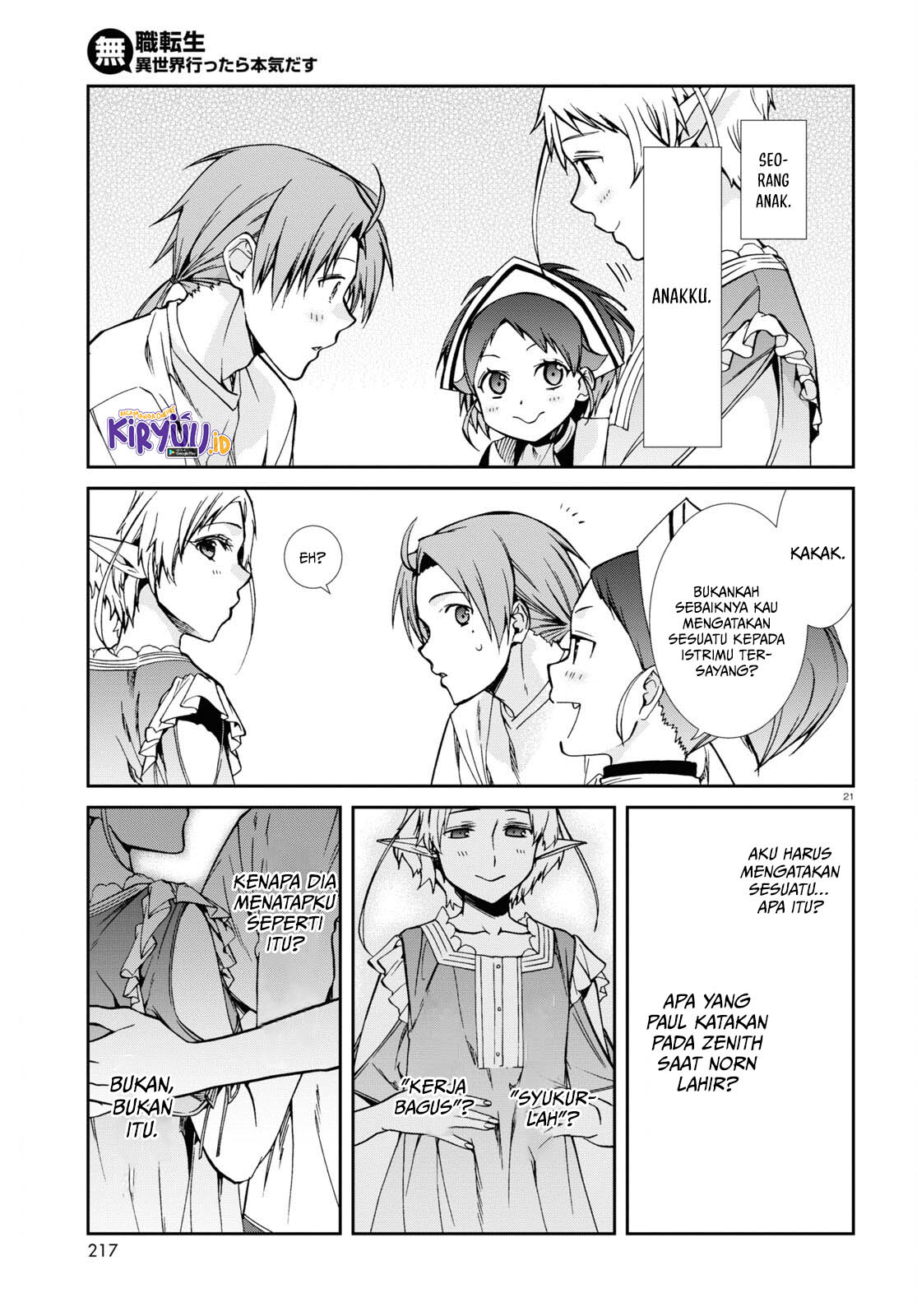 Mushoku Tensei: Isekai Ittara Honki Dasu Chapter 96 - halaman 22