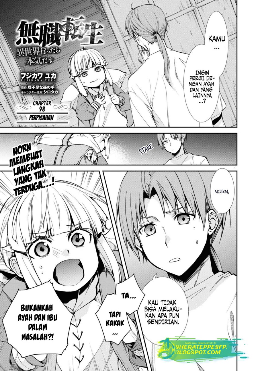 Mushoku Tensei: Isekai Ittara Honki Dasu Chapter 98 - halaman 3