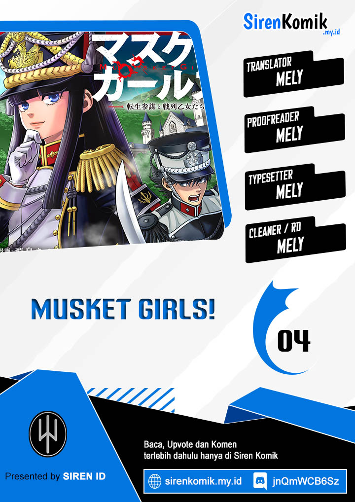 Musket Girls! Tensei Sanbou to Senretsu Otome-tachi Chapter 4 - halaman 1