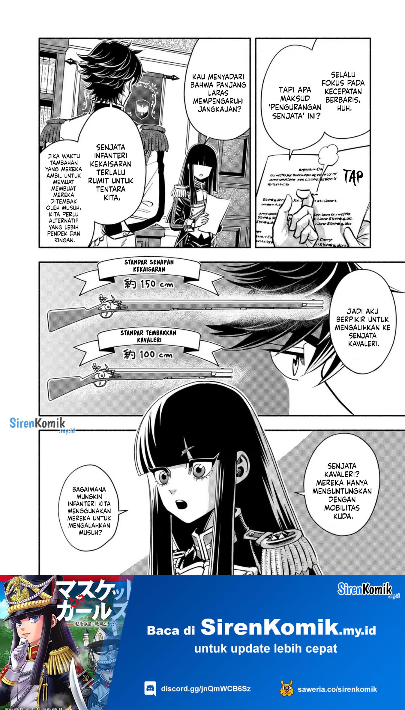 Musket Girls! Tensei Sanbou to Senretsu Otome-tachi Chapter 4 - halaman 21