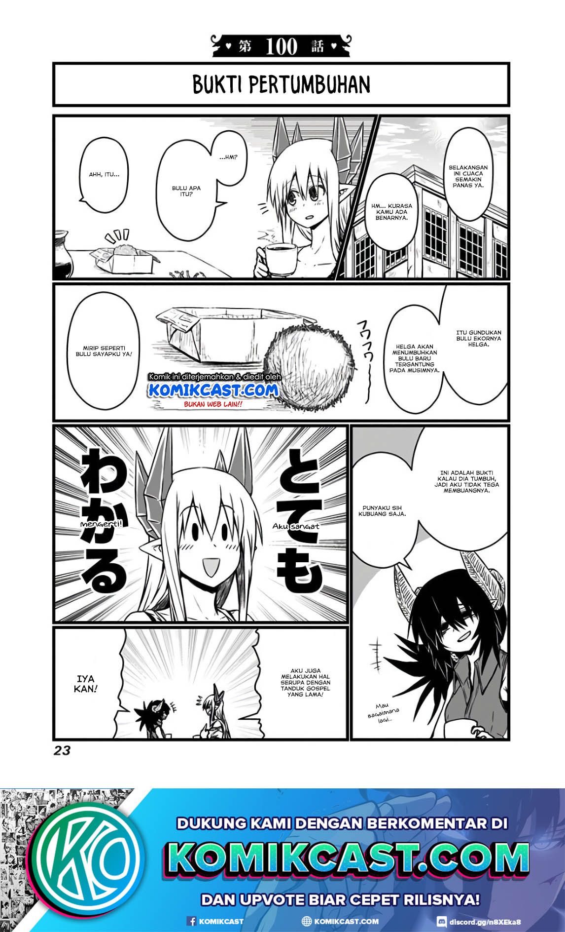Musuko ga Kawaikute Shikataganai Mazoku no Hahaoya Chapter 100 - halaman 2