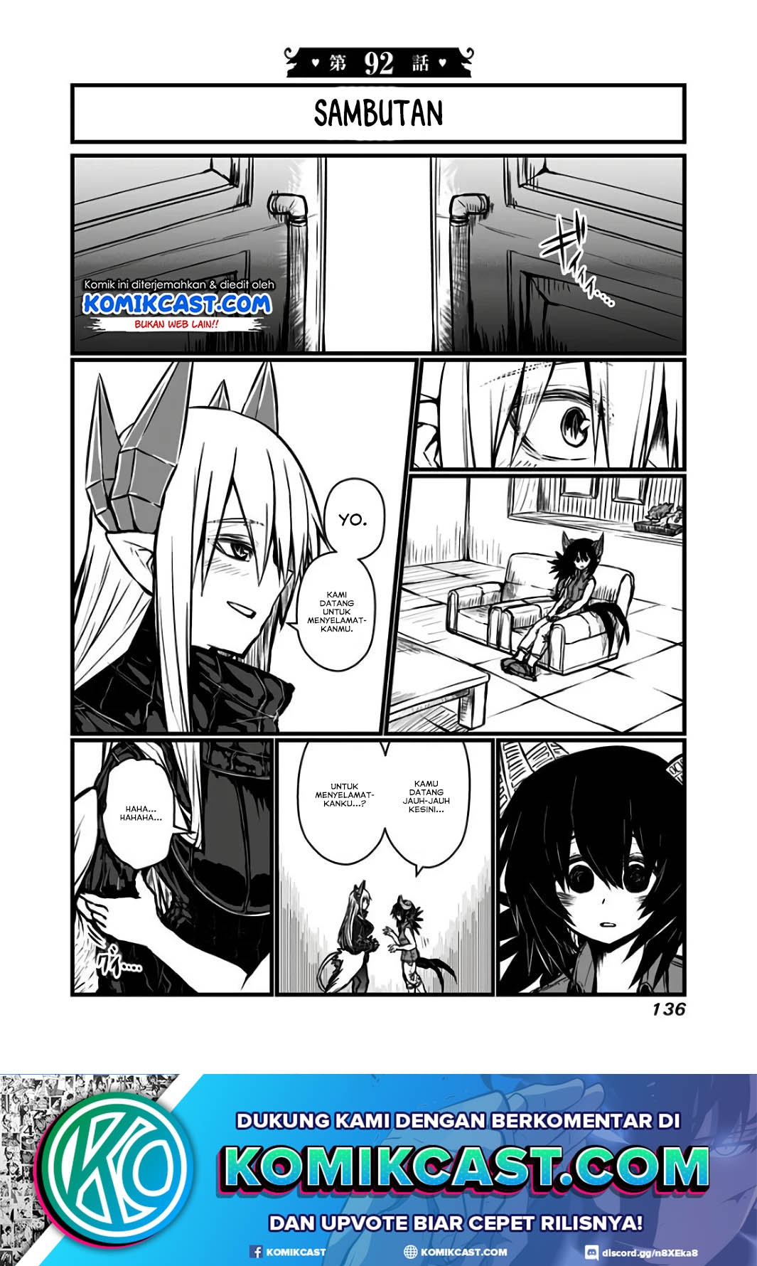 Musuko ga Kawaikute Shikataganai Mazoku no Hahaoya Chapter 92 - halaman 2