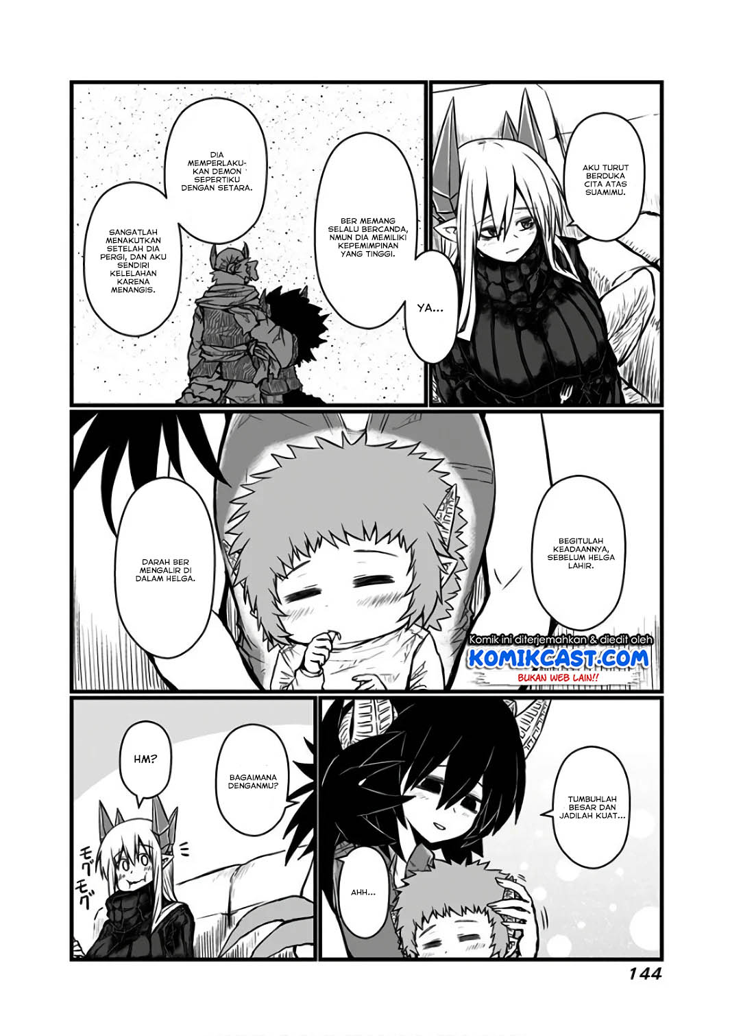 Musuko ga Kawaikute Shikataganai Mazoku no Hahaoya Chapter 93 - halaman 3