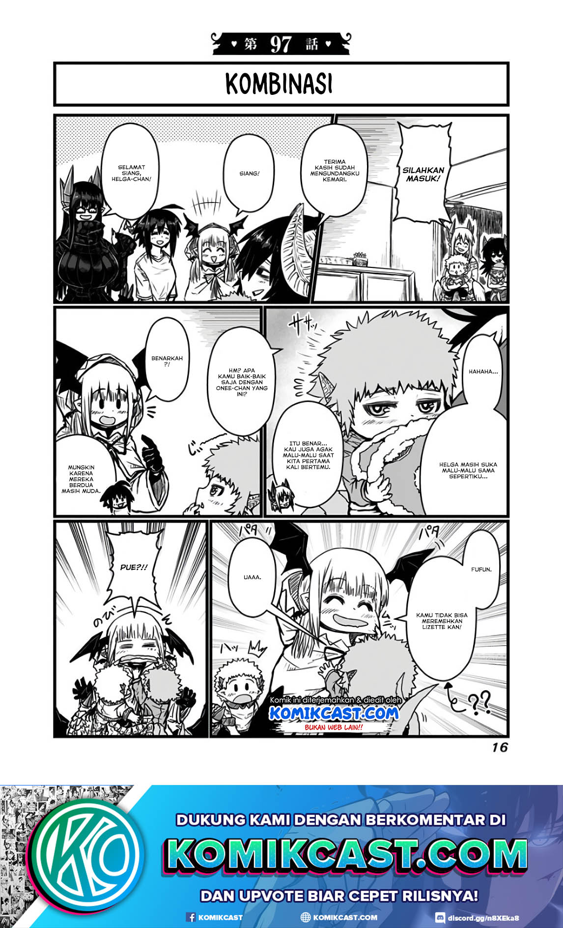 Musuko ga Kawaikute Shikataganai Mazoku no Hahaoya Chapter 97 - halaman 2