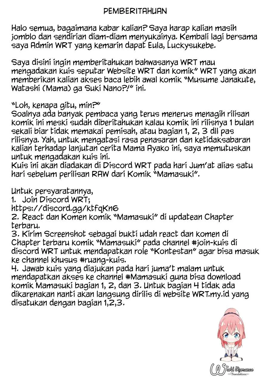 Musume Janakute, Watashi (Mama) ga Suki Nano!? Chapter 7 - halaman 36