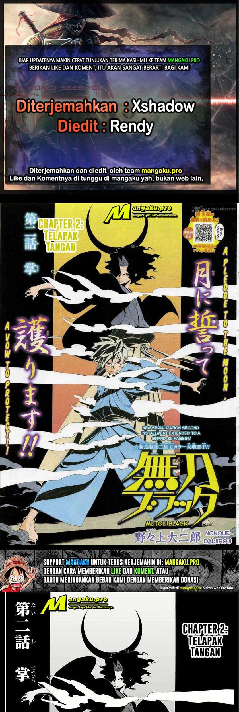Mutou Black Chapter 2 - halaman 1