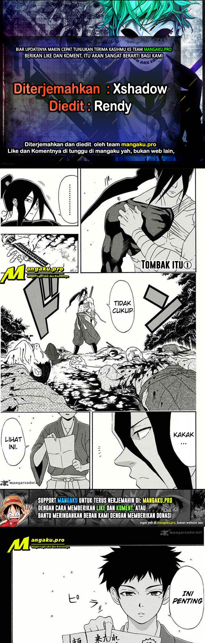 Mutou Black Chapter 3 - halaman 1