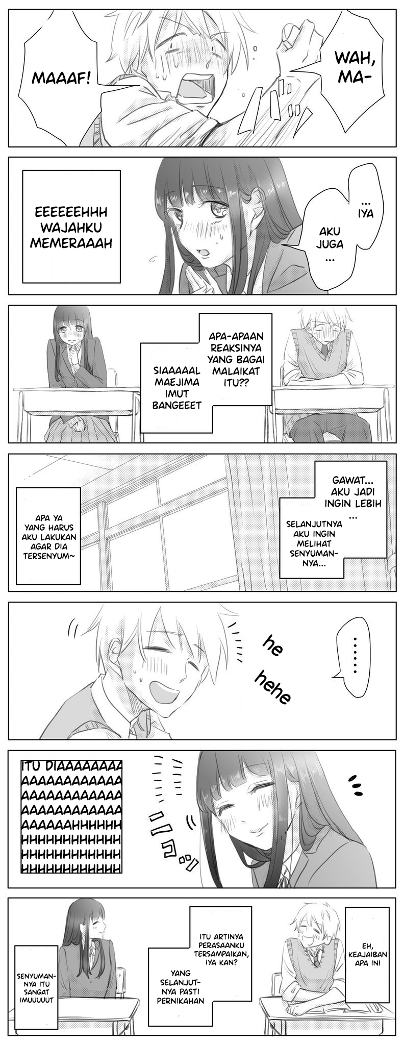 My Classmate, Maejima, Is Really Cute Chapter 0 - halaman 2