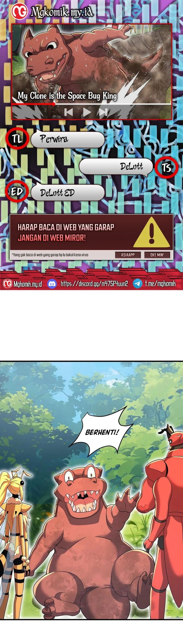 My Clone is the Space Bug King Chapter 30 - halaman 1