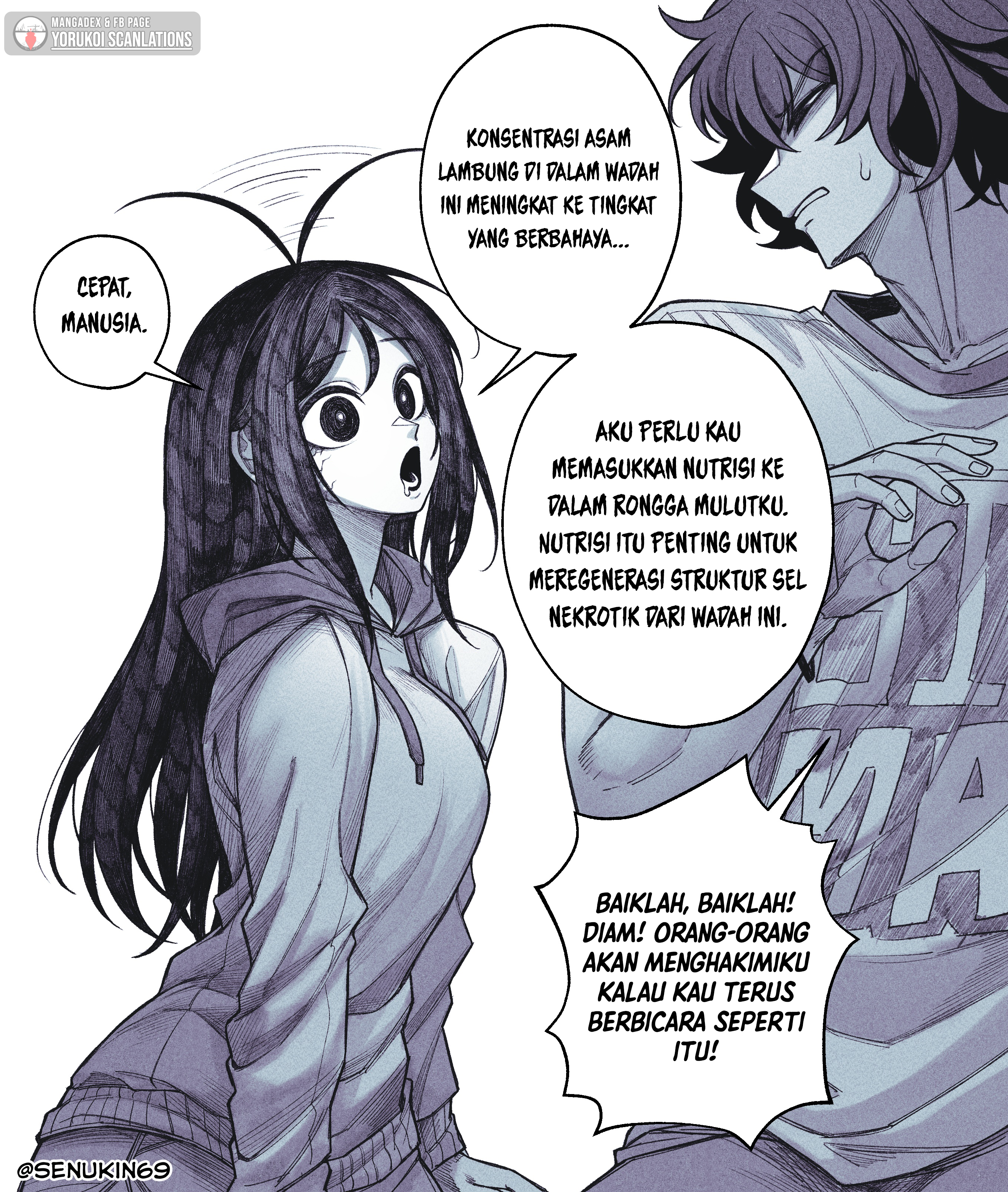 My Co-worker Is an Eldritch X! Chapter 7.2 - halaman 1