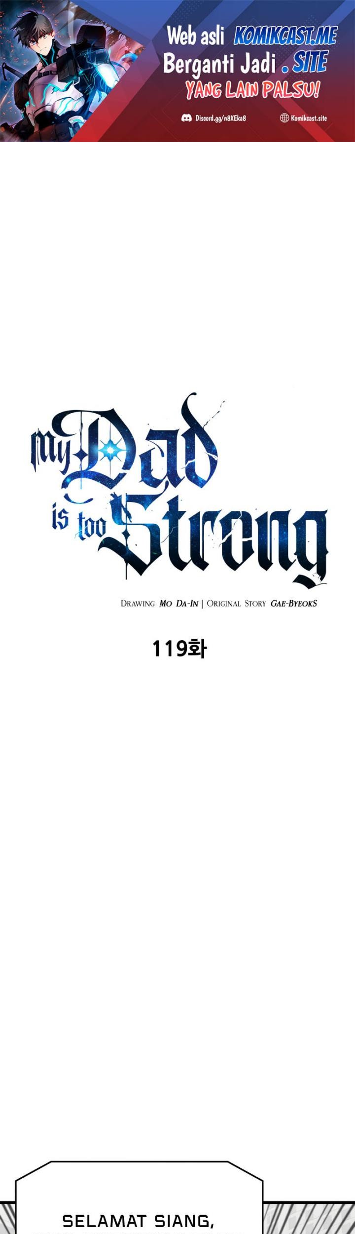My Dad Is Too Strong Chapter 119 - halaman 2