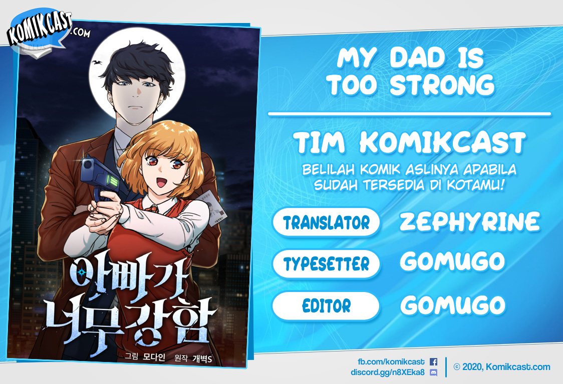 My Dad Is Too Strong Chapter 12 - halaman 1