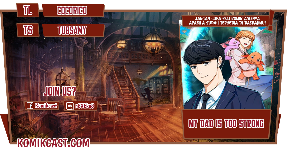 My Dad Is Too Strong Chapter 79 - halaman 1