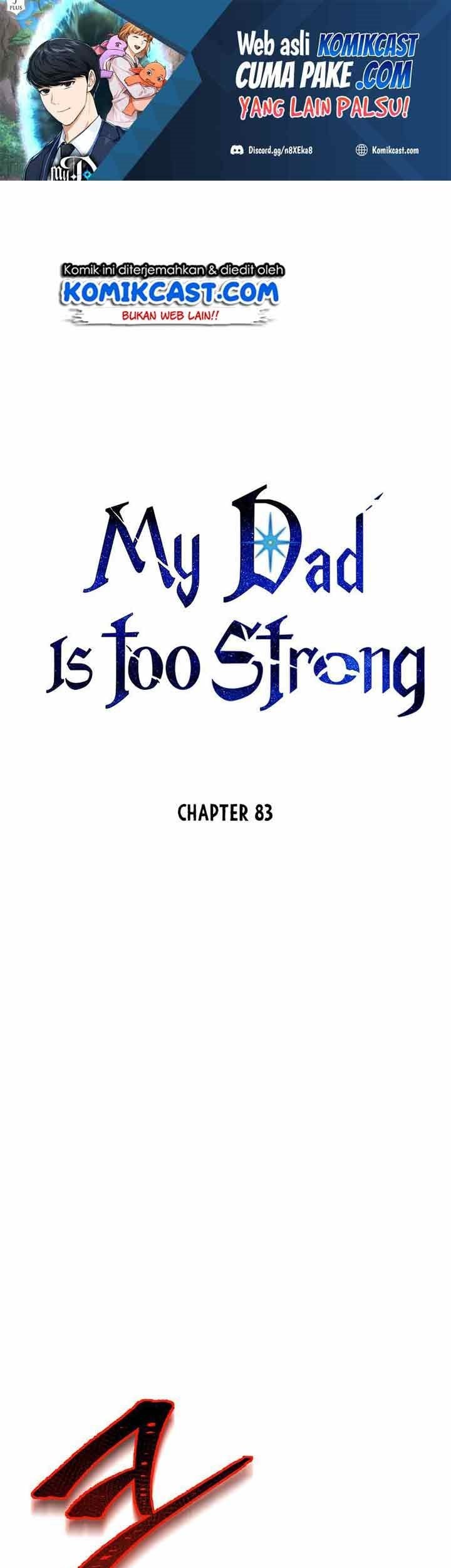 My Dad Is Too Strong Chapter 83 - halaman 2