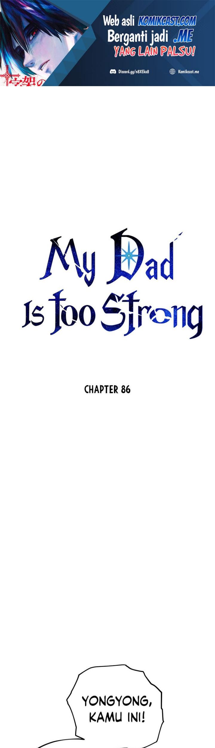 My Dad Is Too Strong Chapter 86 - halaman 2
