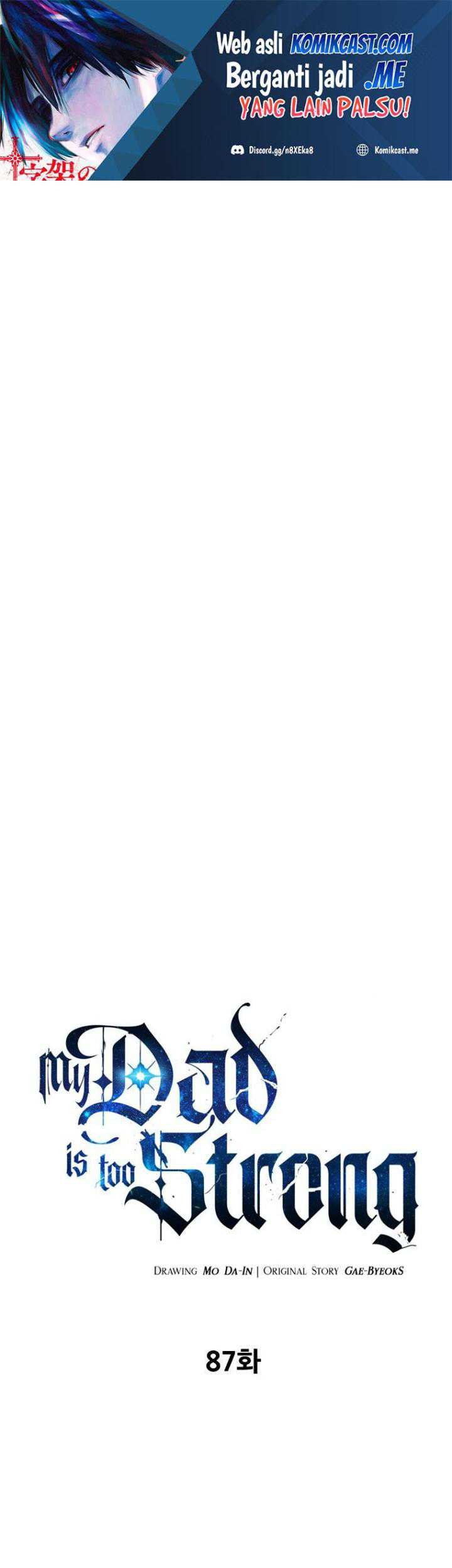 My Dad Is Too Strong Chapter 87 - halaman 2