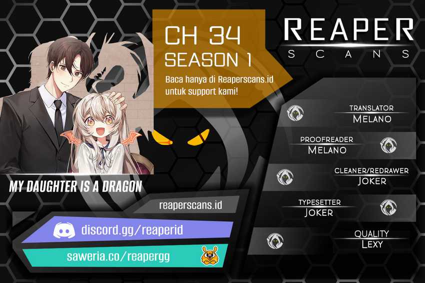 My Daughter Is a Dragon! Chapter 34 - halaman 1