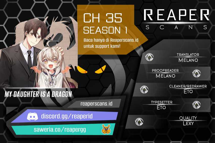 My Daughter Is a Dragon! Chapter 35 - halaman 1