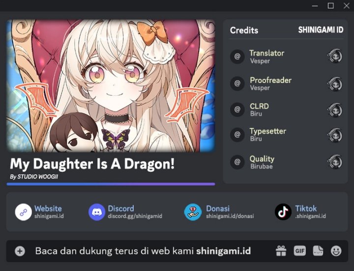 My Daughter Is a Dragon! Chapter 45 - halaman 1
